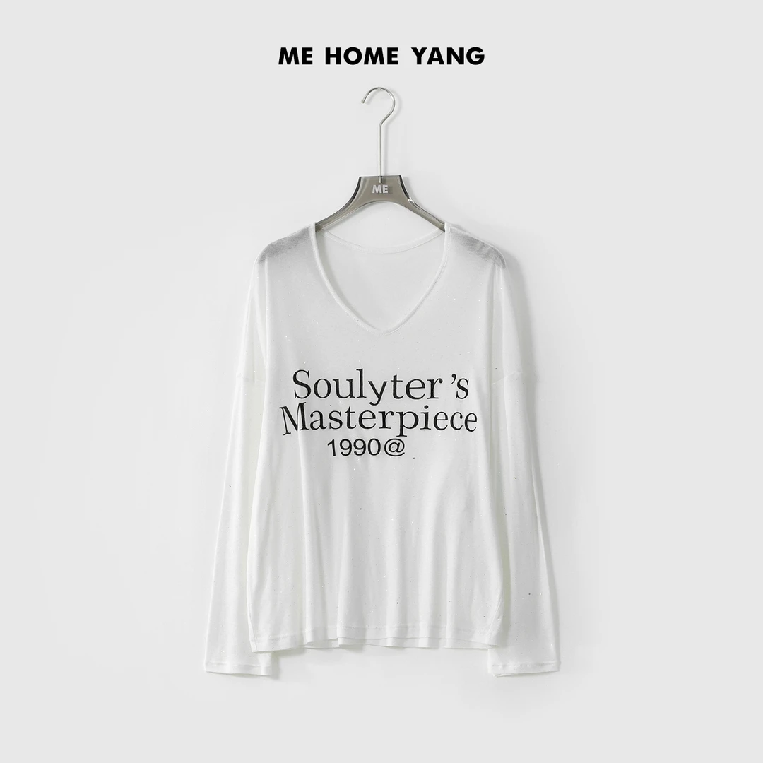 ME【1990】夏季女士新款显瘦设计感通勤时尚百搭T恤MEQS2929