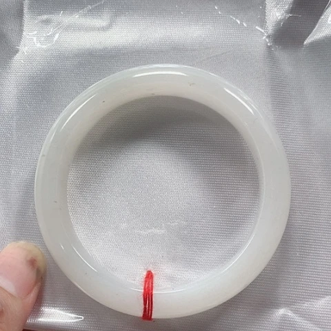 翡翠未镶嵌手镯缅甸翡翠手镯圈口54