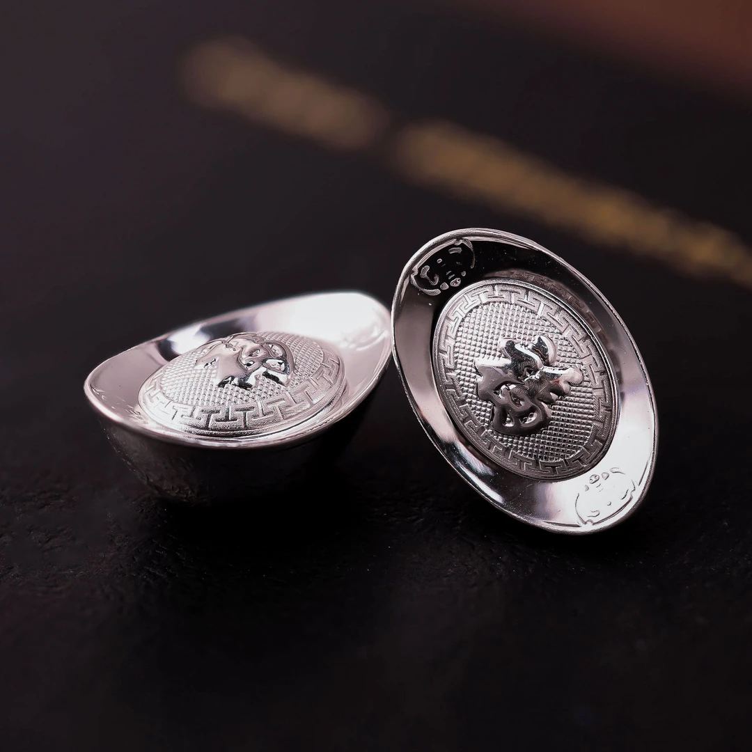 足银银制品 【李哥推荐】999足银元宝一个@ZY50211023@多样性发一