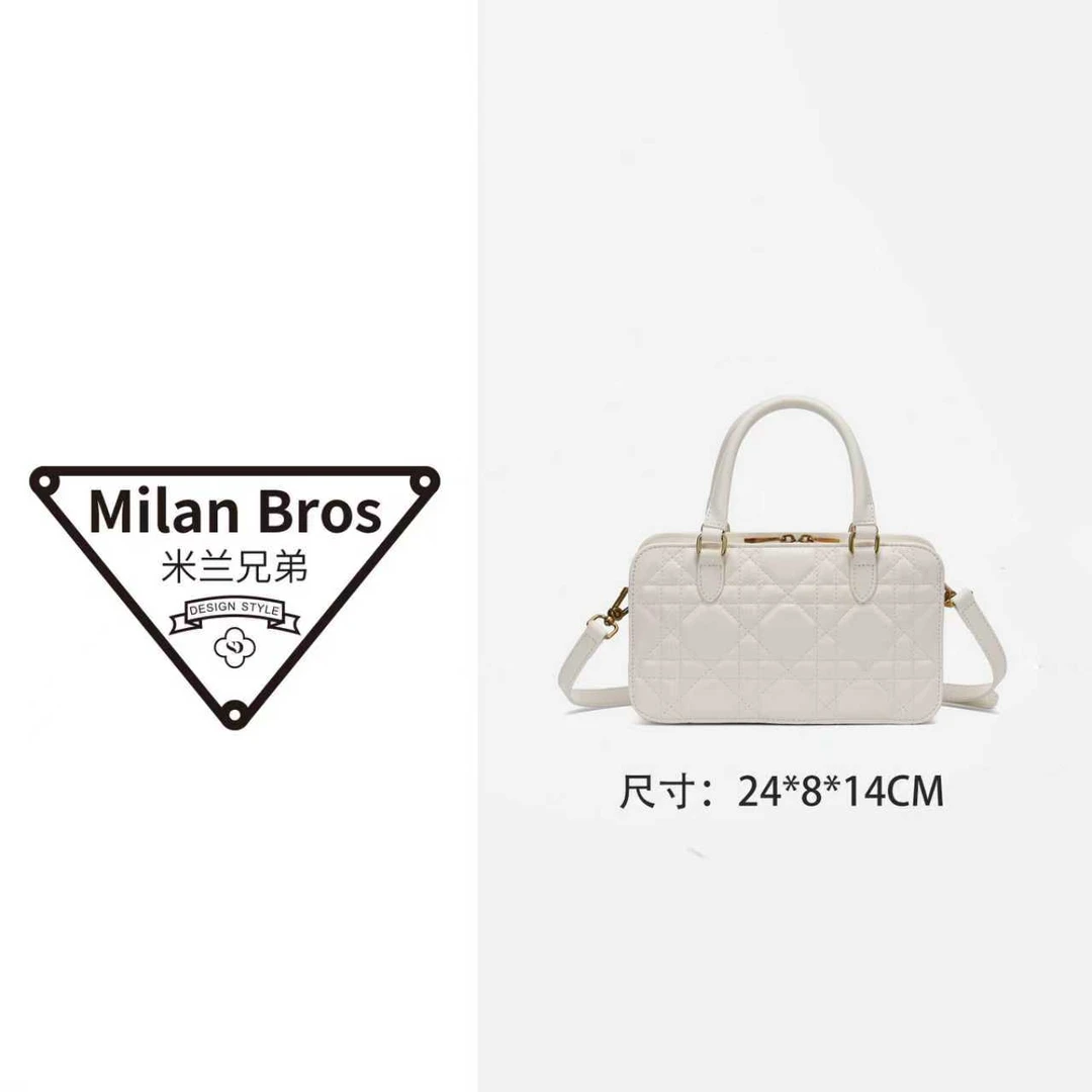 【米兰兄弟】高端定制横版戴妃包GQ1277