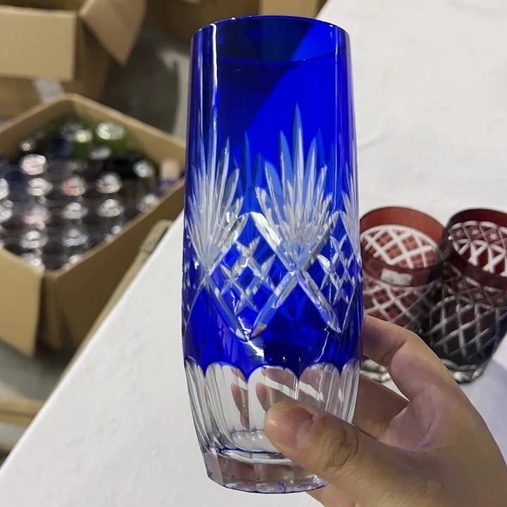 手柄款水晶玻璃微瑕一个
