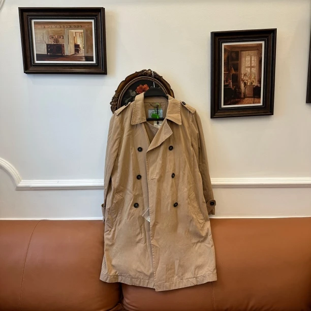 99新 Prada/普拉达 40码-风衣外套【小鱼】#37130