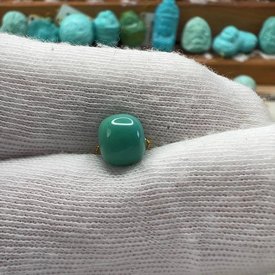 绿松石老型珠 未镶嵌