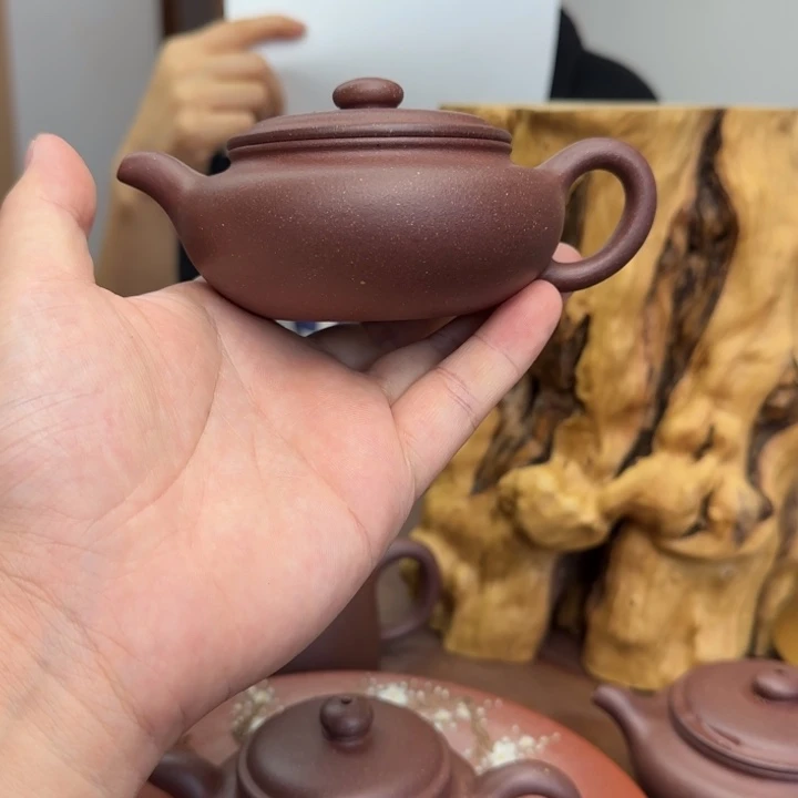 何***勇茶壶紫砂底槽清扁腹150CC