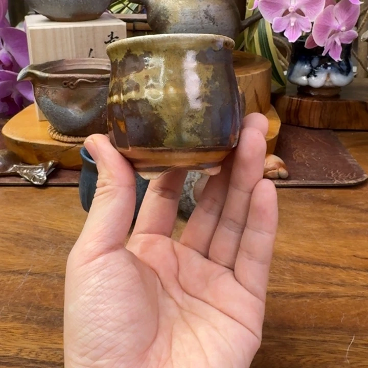 松井浩之备前烧炼入玻化主人杯福利一口价