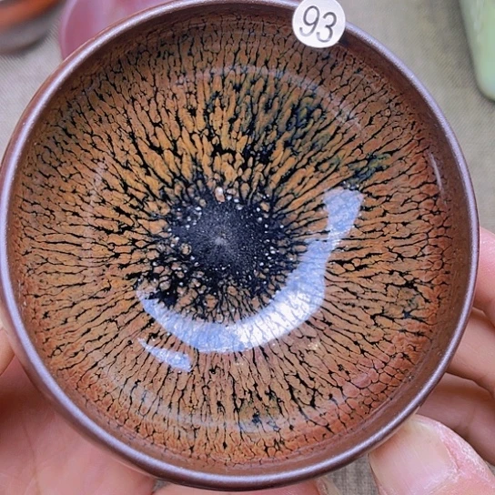 茶盏龙窑柴烧兔豪钵钵器型9.2口径