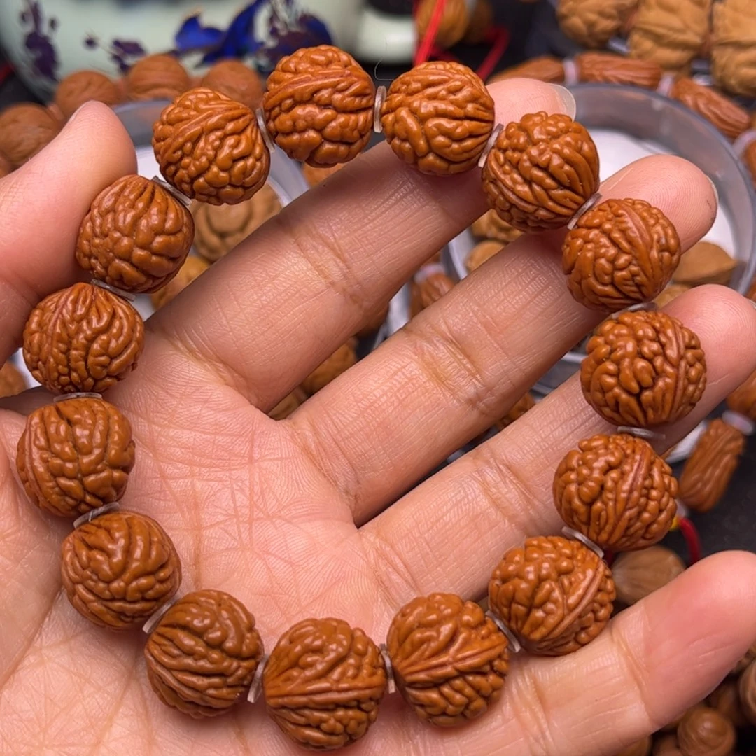 风***骨桃核吊坠龙纹桃核