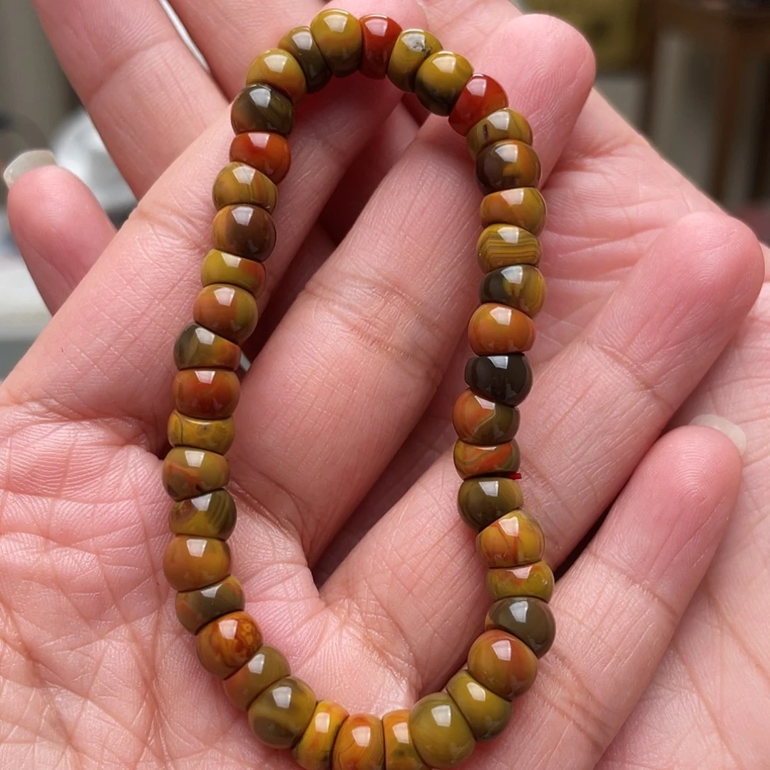 玛瑙/玉髓手串未镶嵌y**～