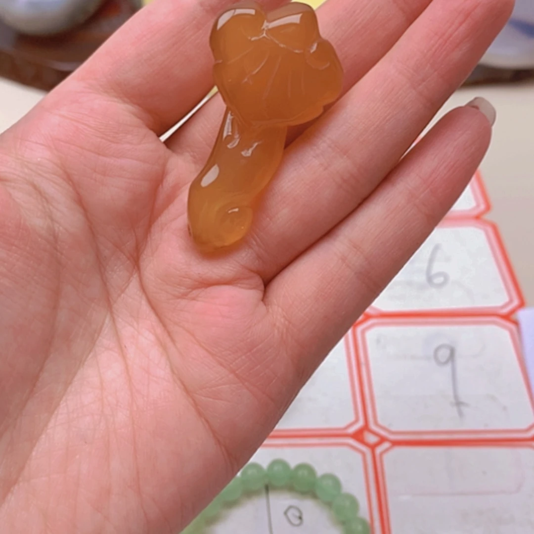 【闪购商品】玛瑙/玉髓珠宝半成品未镶嵌金*