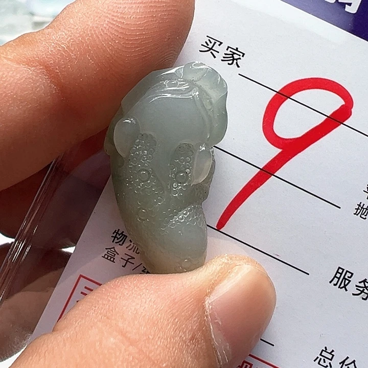 颈饰未镶嵌翡翠双*