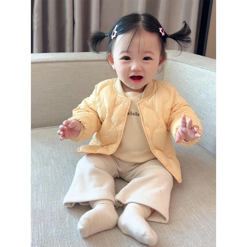 【三防立领轻薄羽绒服 小乐妈咪】婴童衣服宝宝羽绒外套秋冬外套i2