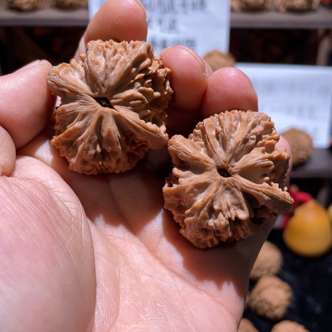 用***8把件文玩核桃39粗筋马蹄