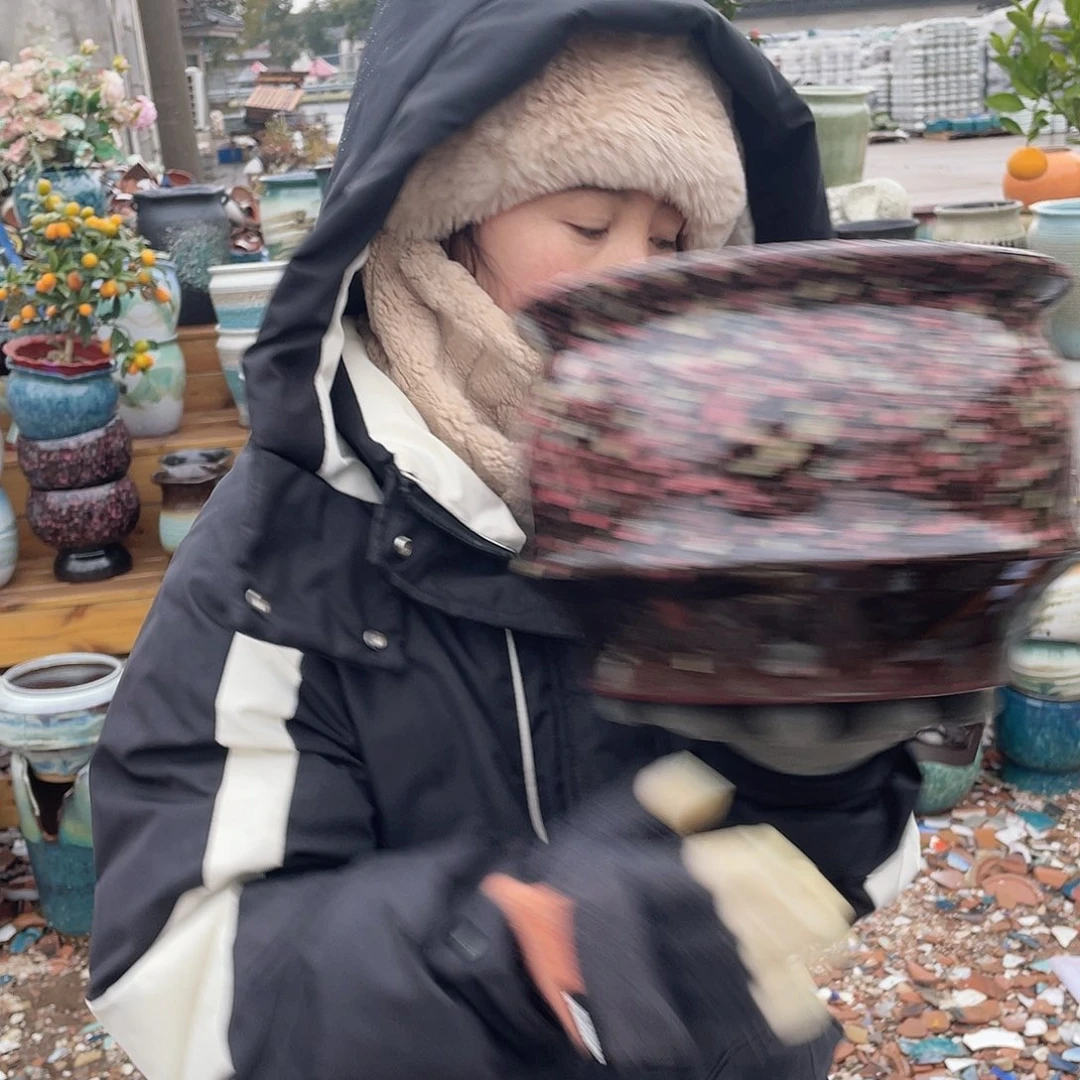 红陶王嫂花盆0201-443