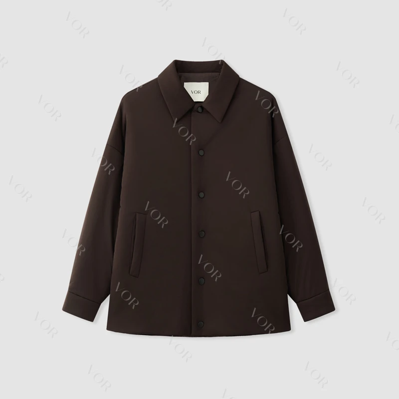 【冬姐自主品牌】VOR 西装领时尚气质短款棉服外套 V25300185