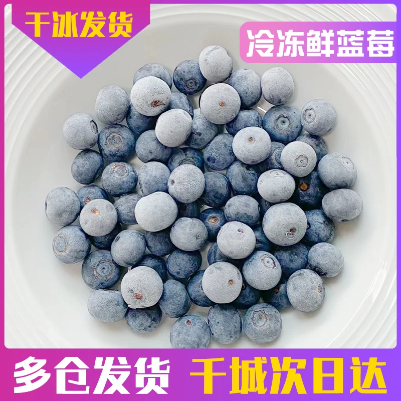 冰鲜冷冻大蓝莓甜蓝莓干冰保温箱全国包邮