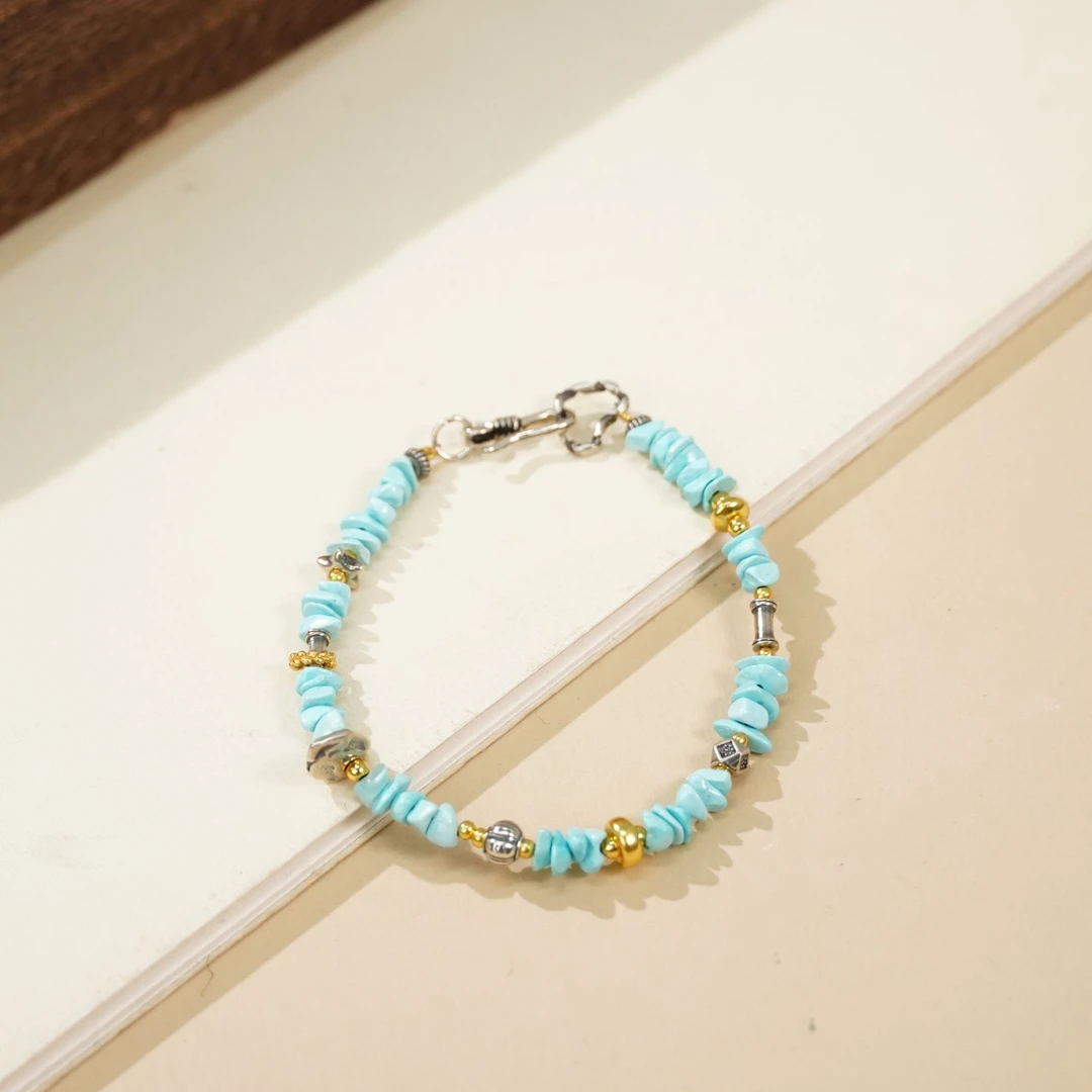 【不二】原矿绿松DIY手链（多样性发）