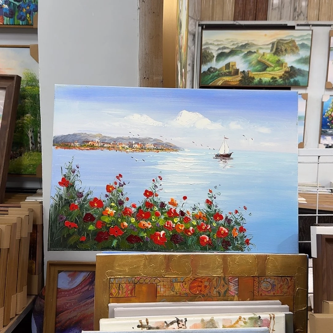 油画4060油画作品入选全国美展