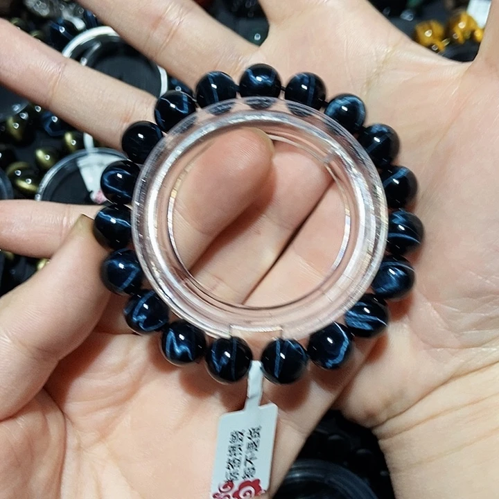 椰***洲未镶嵌手串木变石（虎睛石）