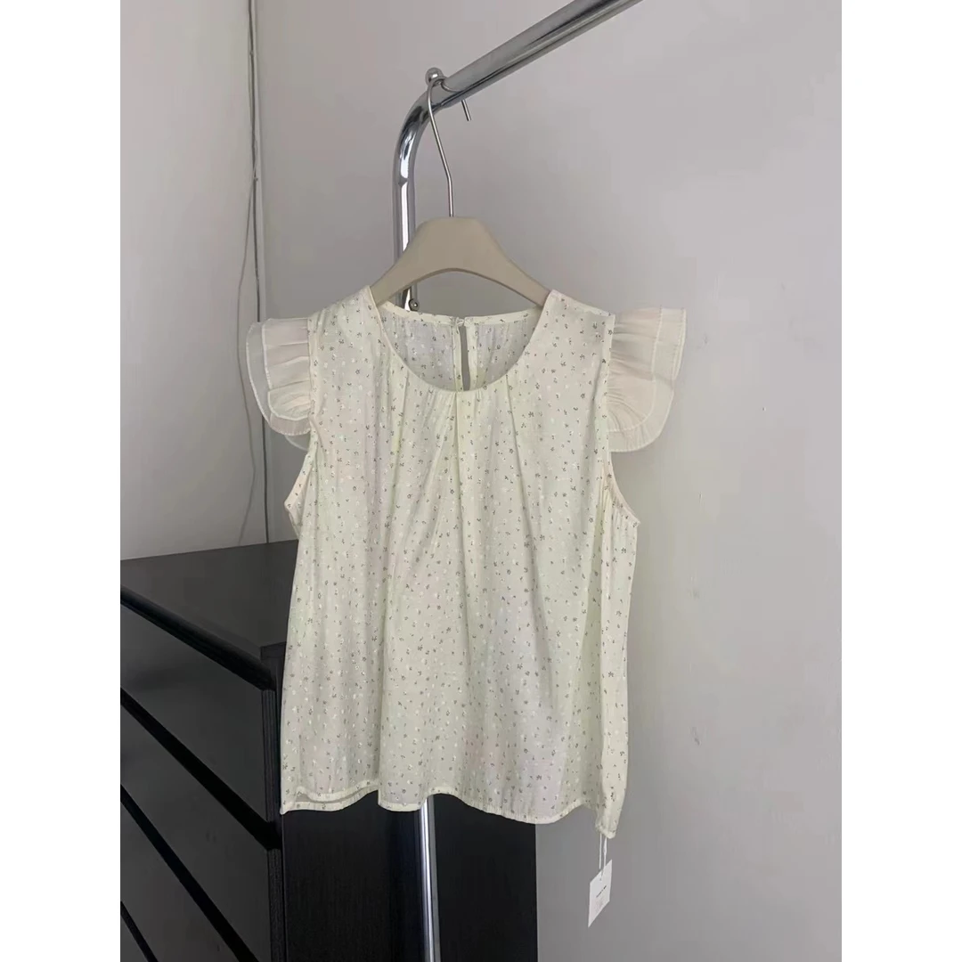 【ARONG阿荣家】上衣09386-绿花粉花-F-预