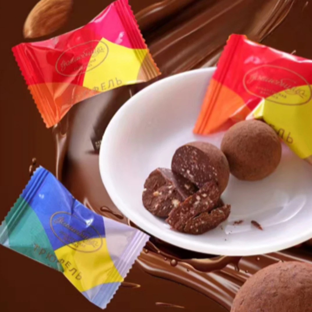 俄罗斯进口松露巧克力糖果200克/袋