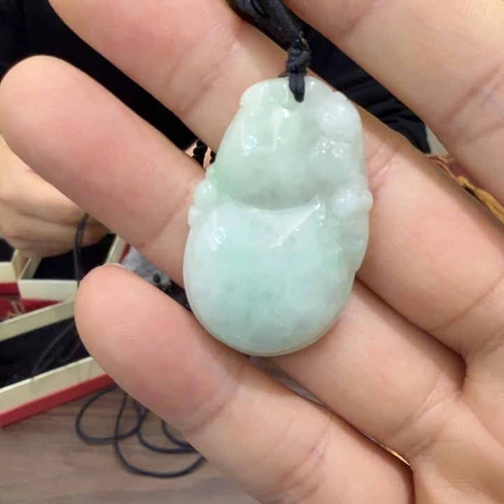 翡翠未镶嵌挂件葫芦