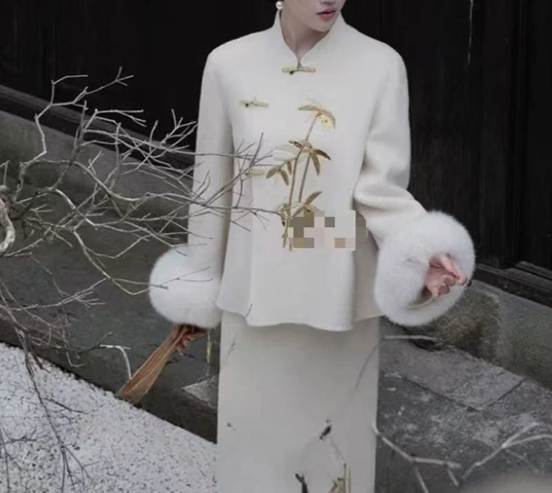 【金竹吟】套装高端定制大衣