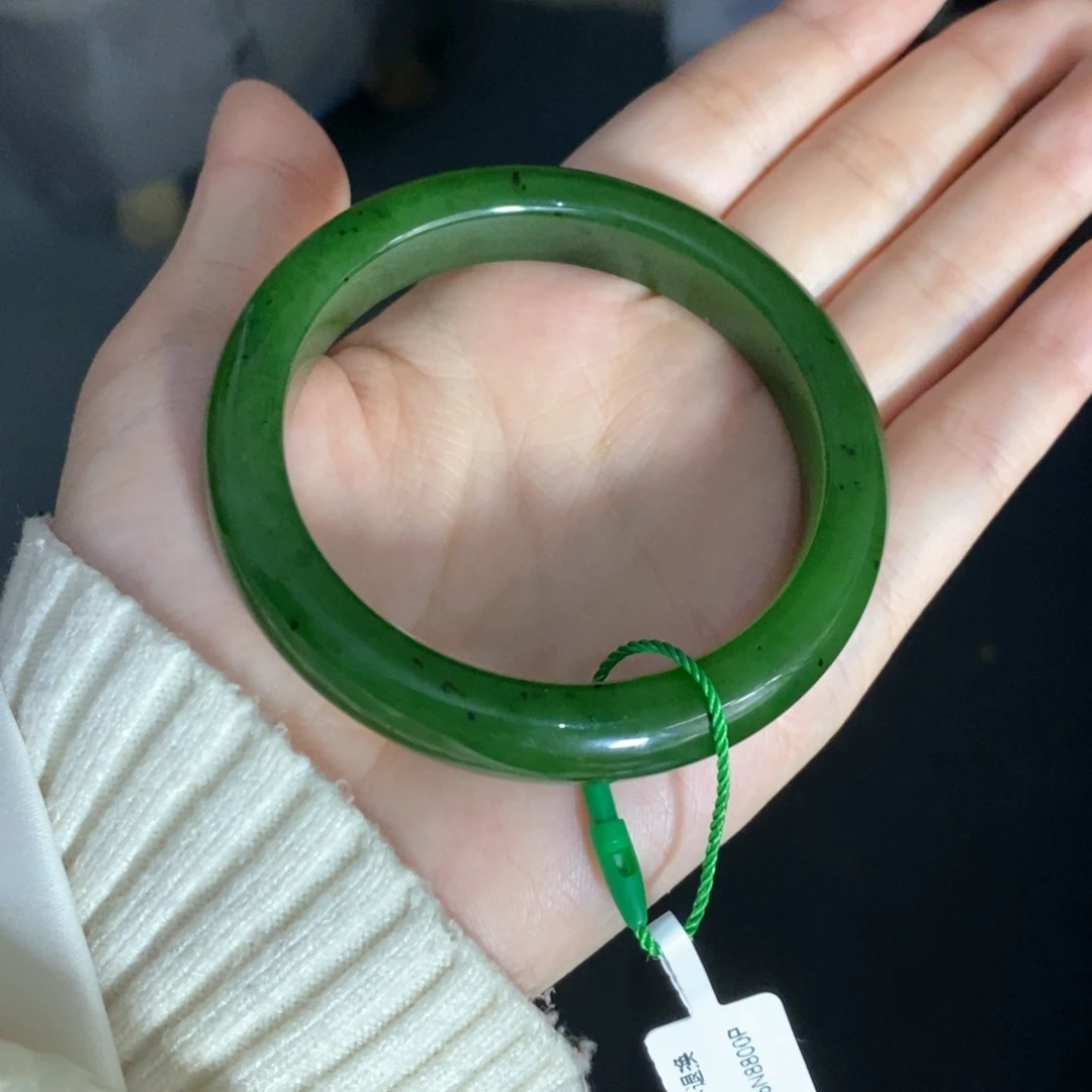 和田玉（碧玉）手镯未镶嵌57