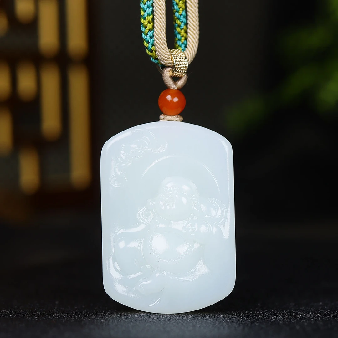 1217130和田玉白玉佛公