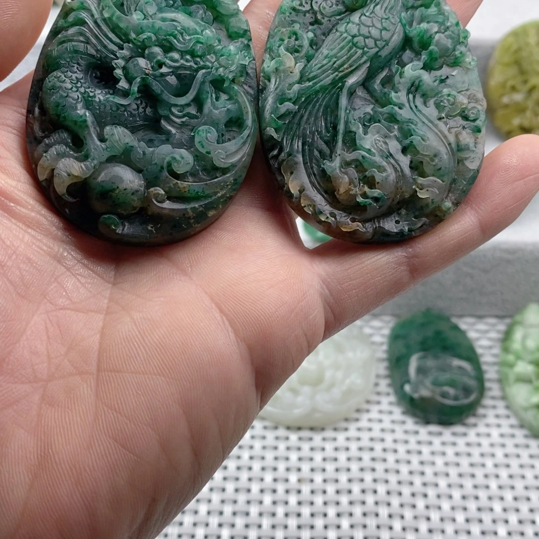 独山玉未镶嵌吊坠(不含链)