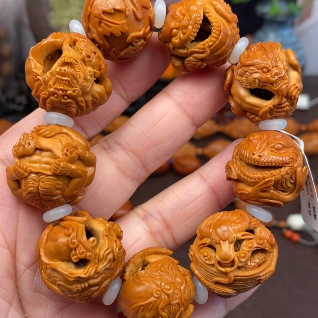 【闪购商品】橄榄核吊坠山海经