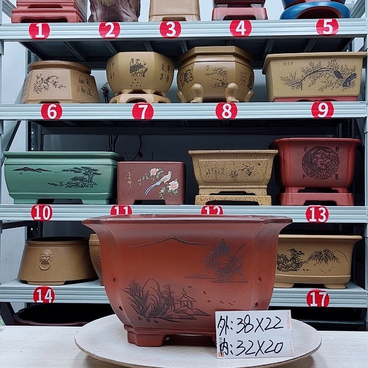 紫砂花盆紫砂花盆