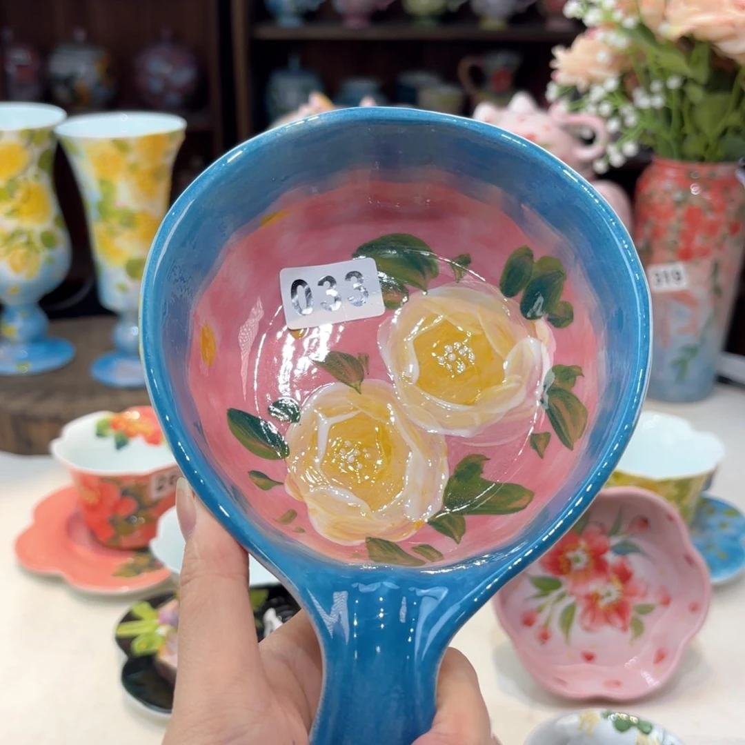 景德镇手绘高温釉下彩陶瓷茶具