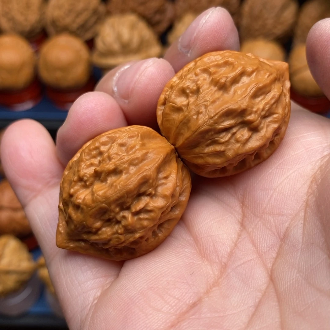 文玩核桃把件手捻小粗筋