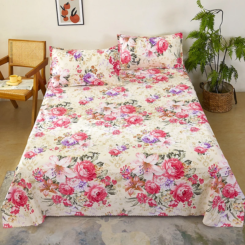 7天试睡！！现货现发夏季新品床单单件国色天香200*230