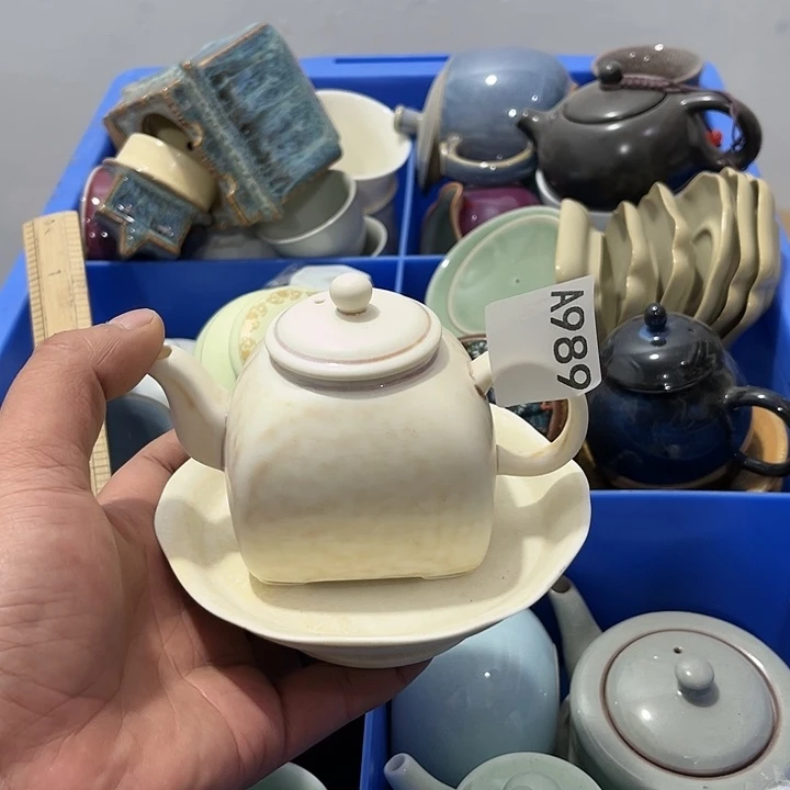 茶具默认微瑕瓷器、茶具、壶、摆件，介意勿拍