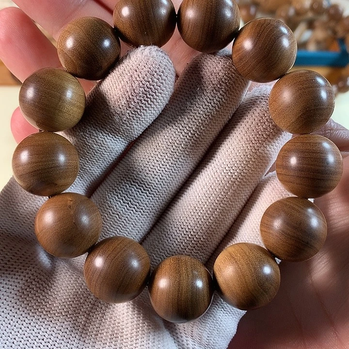 手串/手链檀香木横纹黑肉1.8奶香花香微微瑕精品福利
