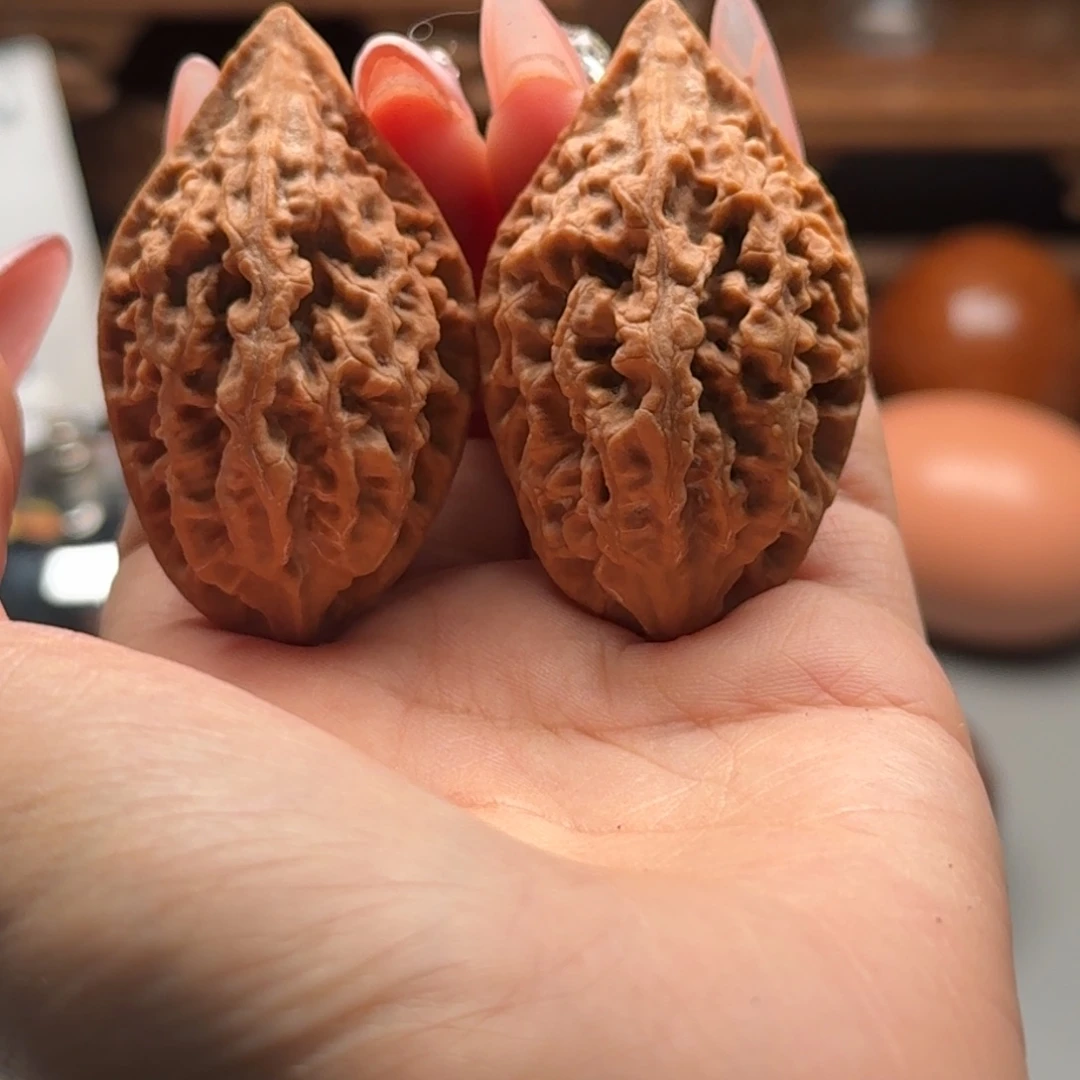 文玩核桃把件楸百核160