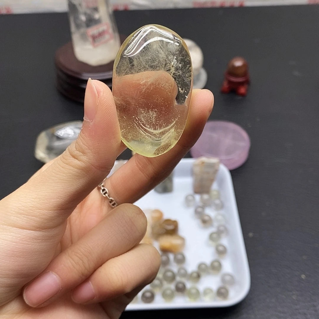 珠宝半成品水晶未镶嵌74水晶石