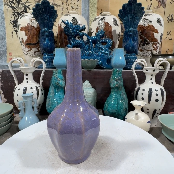 瓷片手工制作陶瓷摆件