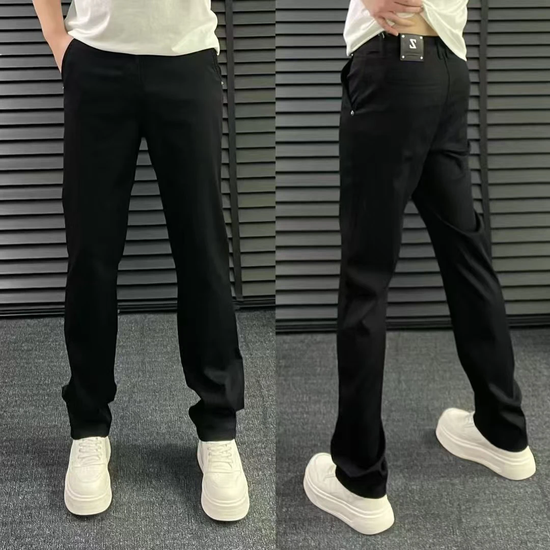 直筒牛仔裤男垂感弹力直筒