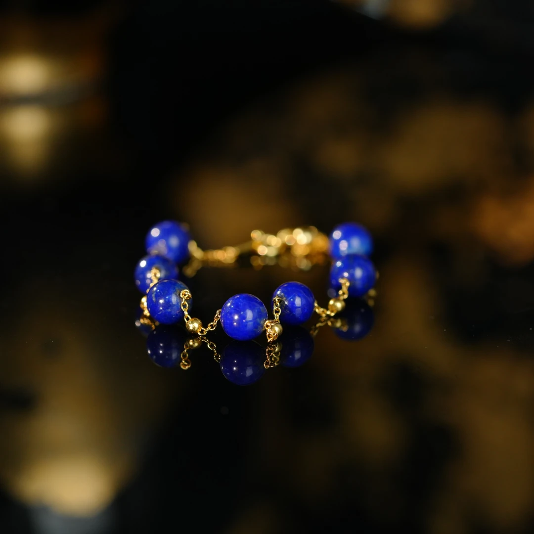 星俊|青金石DIY手链尺寸约7mm【多样性发一件 】10-2JK20X7