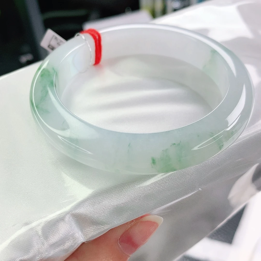 未镶嵌手镯翡翠58圈