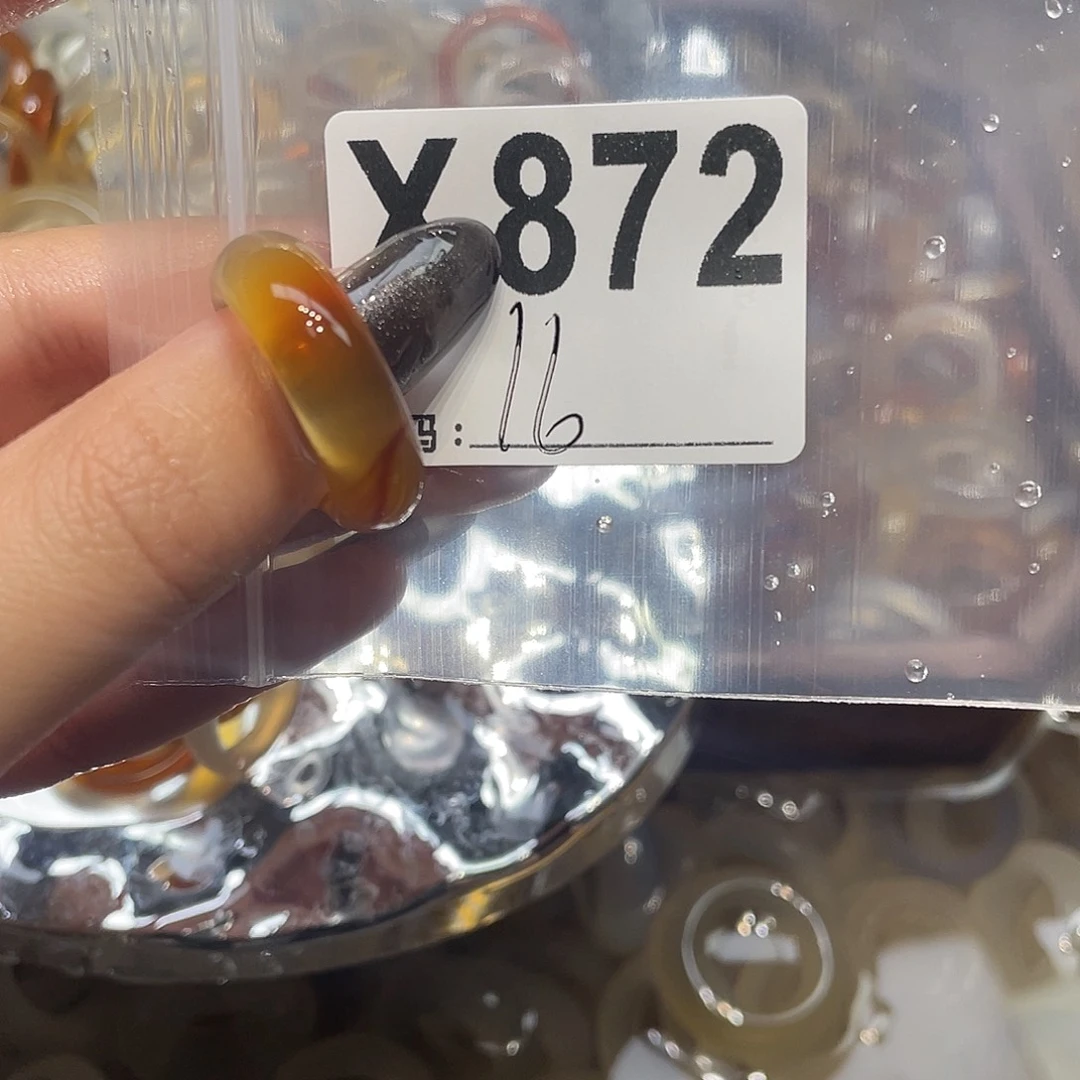 玛瑙/玉髓未镶嵌戒指872
