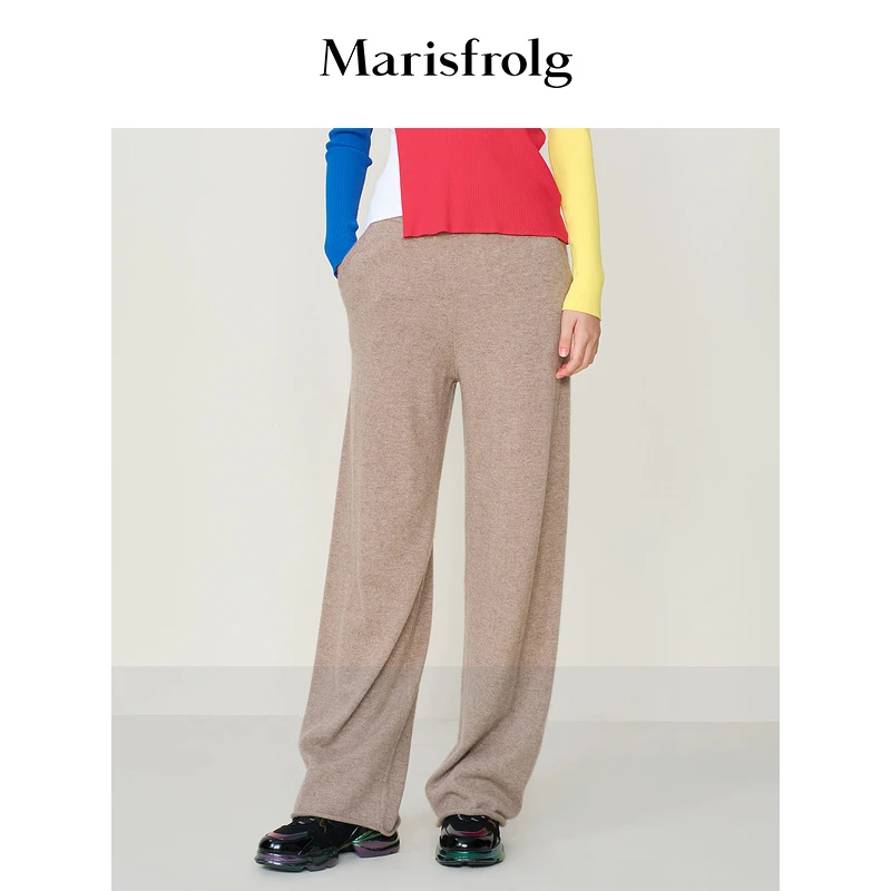 【心心精选】Marisfrolg玛丝菲尔针织休闲裤A1BW4922M