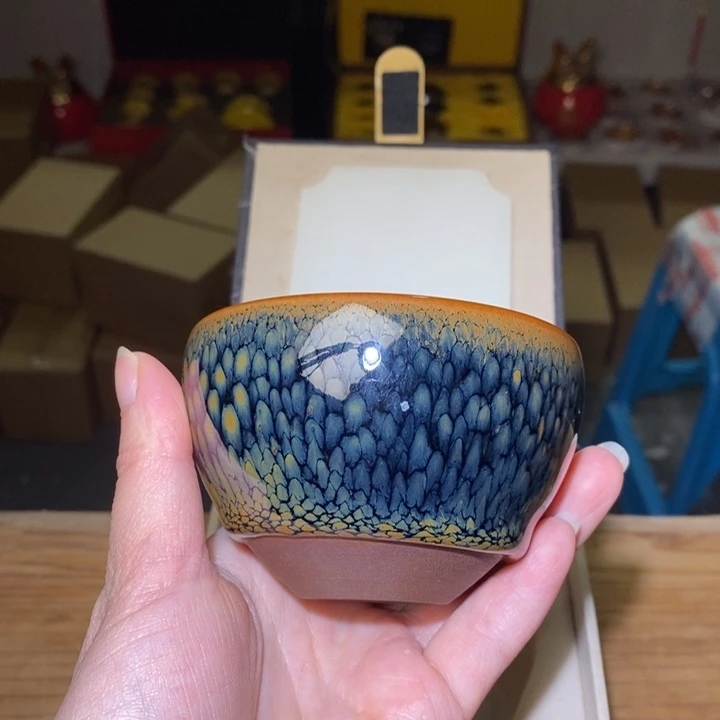 茶盏全品带礼盒，建盏主人杯