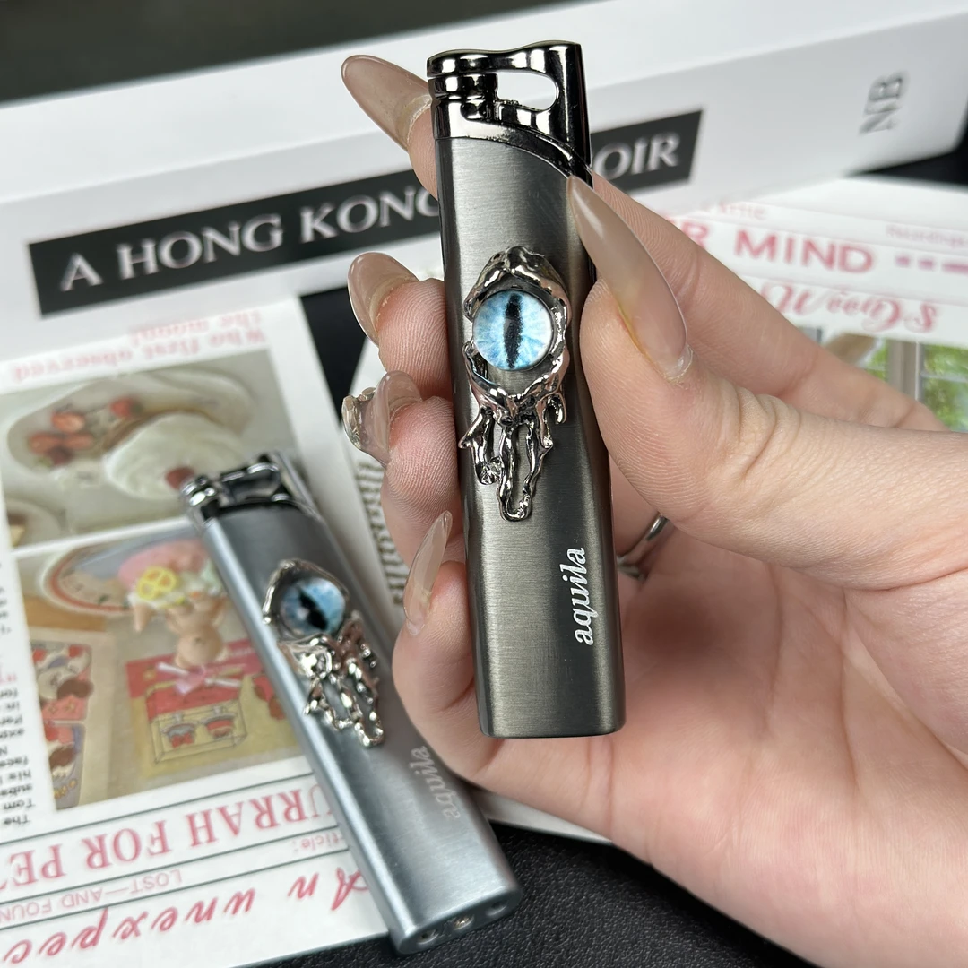 星轨原创高颜值小众设计深渊之眼打火机防风金属粉焰送男女友礼物