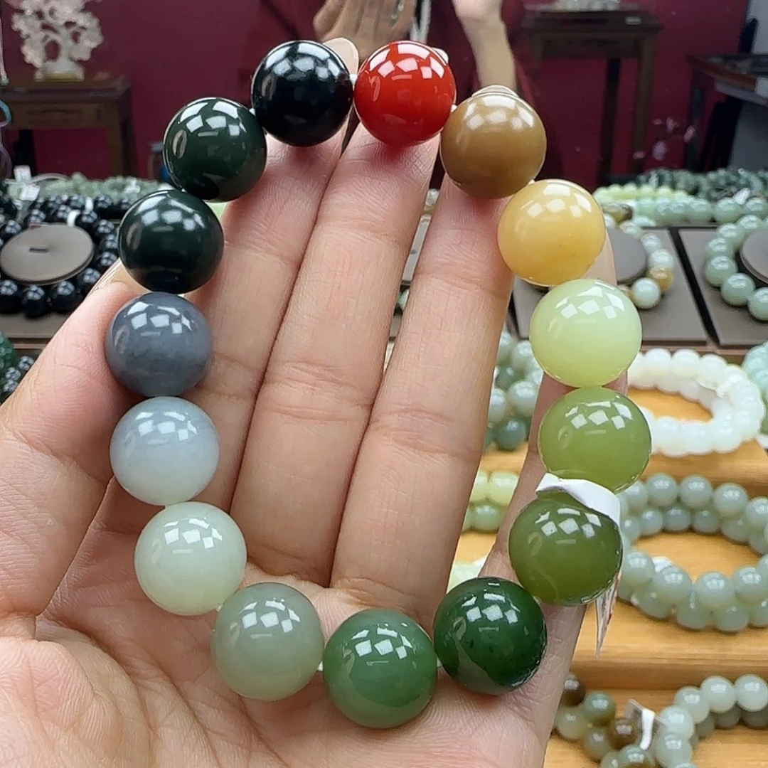 和田玉未镶嵌手链