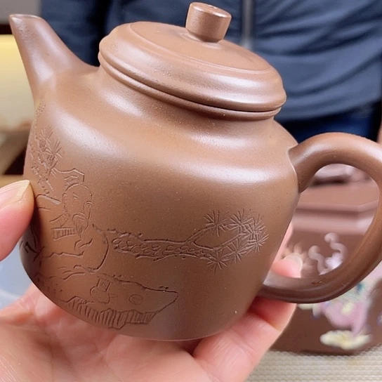 紫砂茶壶今天不来