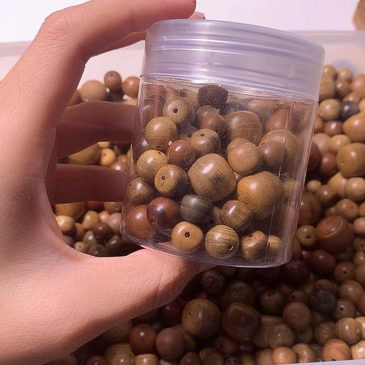 檀香木手串/手链檀香50g瑕疵散珠