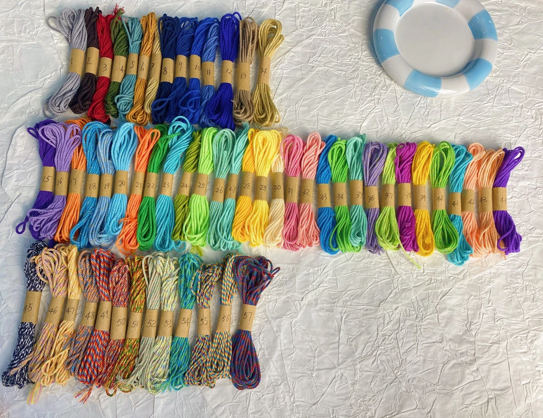 纯棉57种配色可选25束，免费送2款教程（确认收货后领）非偏远包邮